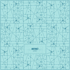 abstract pattern of multiple square design with unique ornaments