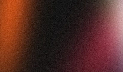 Abstract magenta orange soft color elegant grainy backdrop design with faded colors. Noisy gradient texture with bright, glowing, shine, Vibrant colors poster or banner