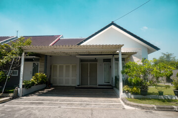 Front View of Modern Luxury House Exterior