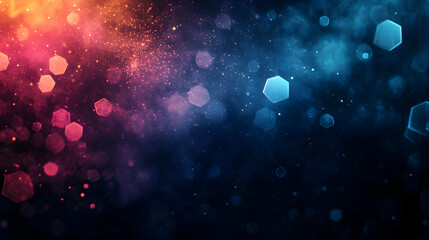 Fototapeta premium Abstract Background with Red and Blue Lights