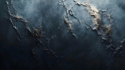 Dark Blue Abstract Background with Cracked Texture