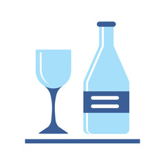Hotel bar icon design illustration