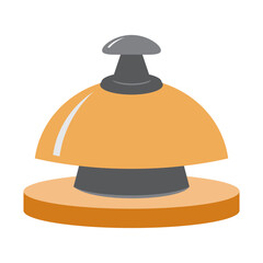 Reception Bell  icon design illustration
