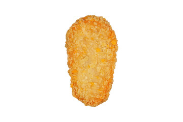 Close up nugget isolated transparent
