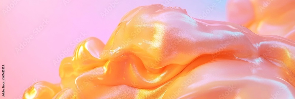 Poster Abstract Melting Patterns in Colorful Vaporwave Background