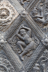 The exquisite brick carvings of the Xiuding Temple Tang Tower
