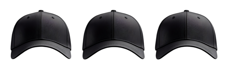 Black Baseball Cap Mockup - Fashion Accessory Design