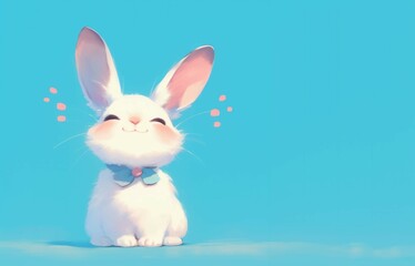 Obraz premium white rabbit