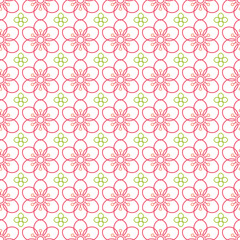 Hand-drawn circles Seamless Vector Pattern Design