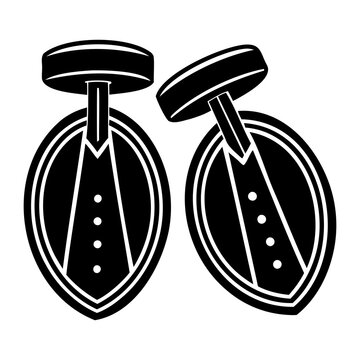 Cufflinks clip art preview
