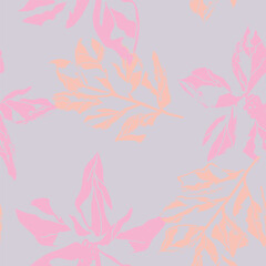 Pastel Abstract Floral Seamless Pattern Design