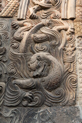 Exquisite Brick Carvings of the Tang Pagoda at Xiuding Temple