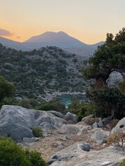 mountain landscape in the morning