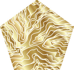Geometric line texture pattern gold color