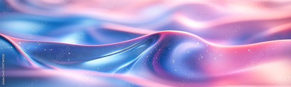 Aufkleber a wave of vibrant pink and blue colors undulates gently, creating a visually captivating abstract te