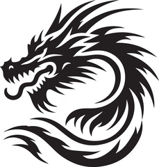 Fototapeta premium dragon tattoo design
