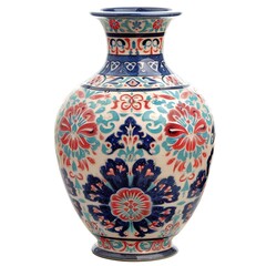 Vintage vase. Home Decor, interior design element. 