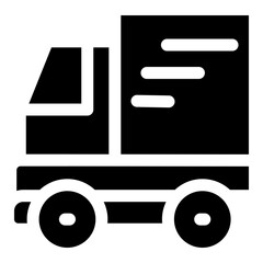 Delivery Truck Icon Element For Design