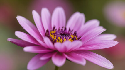 Obraz premium closeup of a pink flower