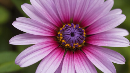 closeup of a pink flower