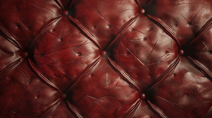 Background of red vintage leather grunge