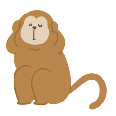 三猿 聞かざる