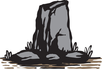 Rocks collection illustration