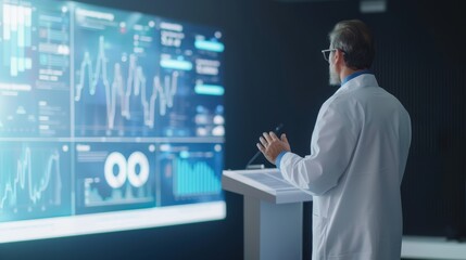 Empowering Health Expert Advisor Shares Insights at Digital Podium with Dynamic Data Visualizations
