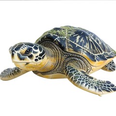 Sea Turtle isolated on transparent background 
