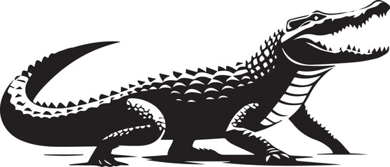 illustration of crocodile