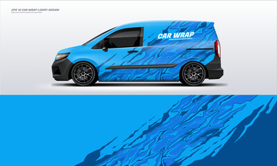 Dirt Racing Car Wrap Livery Abstract Design Van, Truck, Car Rally © liveryworks