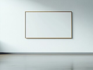 Obraz premium Clean and Bright Empty Whiteboard Ready for Ideas and Presentations in Modern Office Environment