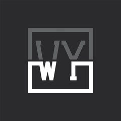 Fototapeta premium Creative Modern Minimalist WY Letter Logo Design. Letter WY Logo Monogram for any Business