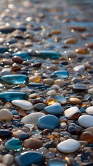 Fototapeta premium stones on the beach