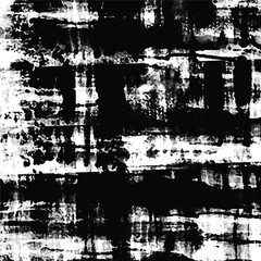 Black and white grungy abstract background. Grungy frame. Vector illustration
