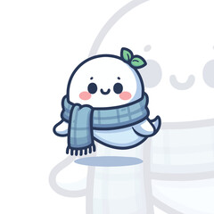 Little Ghost Wrapped in a Scarf