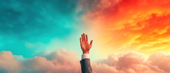 A hand raised in a friendly gesture, engagement, and the importance of communication in building relationships.