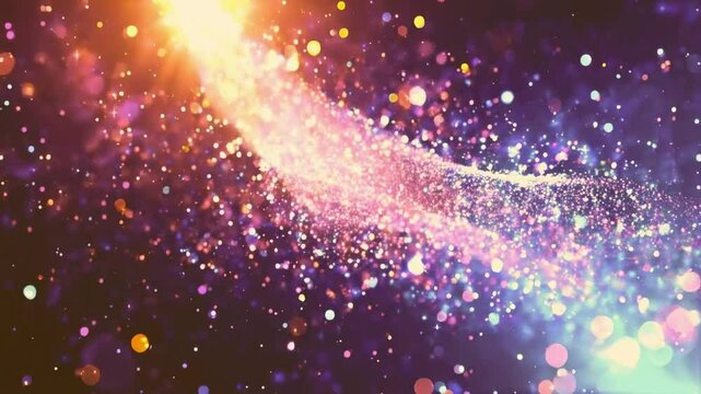 Light Particle Effect for Background