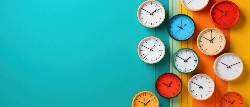 Time tracking powered by Big Data depicted as a visual representation of time usage analytics.