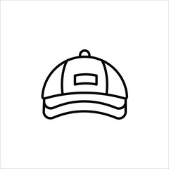Cap Icon. Simple cap icon for social media, app, and web design. Vector illustration