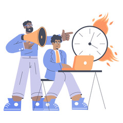 Businessman. Flat Vector Illustration