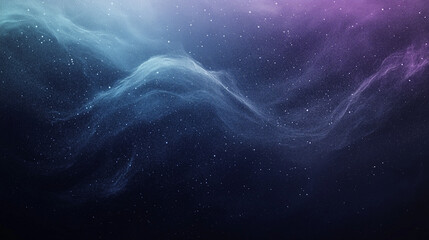 Fototapeta premium Glowing blue and purple patten on dark background, grainy gradient noise texture poster banner backdrop abstract design, power point background
