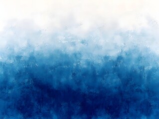 Fototapeta premium Abstract blue and white watercolor background with a gradient effect.