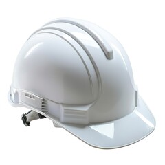 Fototapeta premium white safety helmet isolated on white background 
