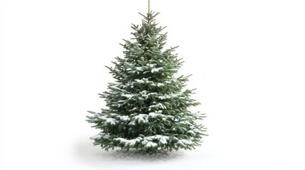Christmas tree - isolated over white background