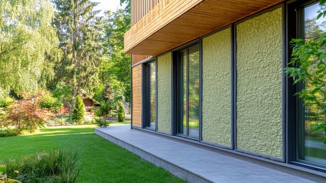 Solid wall insulation with rock wool energy efficiency house wall renovation for energy saving exterior house wall heat insulation with mineral wool external wall insulation