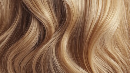 Fototapeta premium Healthy blonde hair as background