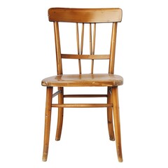 wooden chair isolated isolated on white 