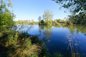 Episy ponds in the French Gâtinais Regional Nature Park 