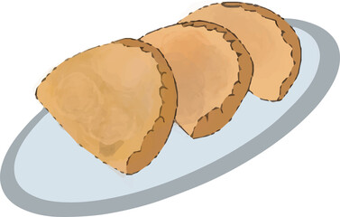 Pastel indonesian traditional food